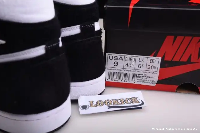 Official Maikesneakers Air Retro 1 OG Jordan High Panda CD0461-007 0517
